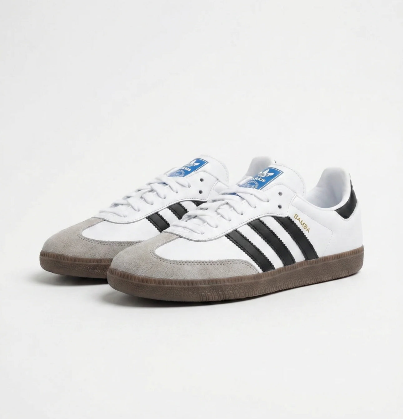 Adds Samba OG "White/Black Gum"