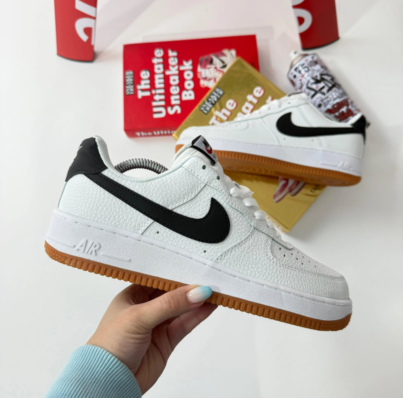 Nk Air Force 1 '07 LV8 "White/Black Gum"