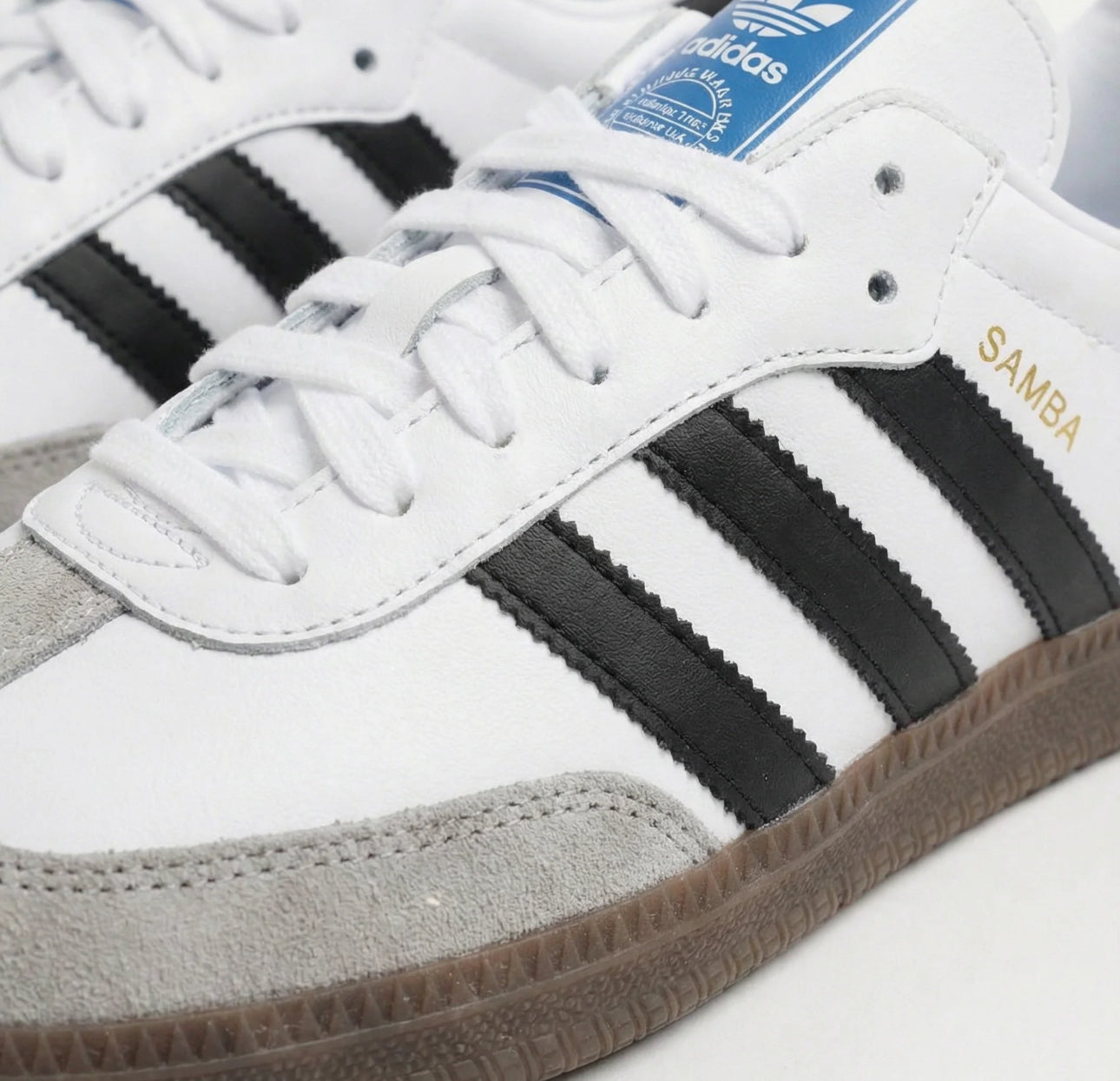Adds Samba OG "White/Black Gum"