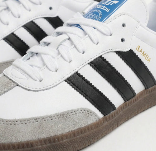 Adds Samba OG "White/Black Gum"